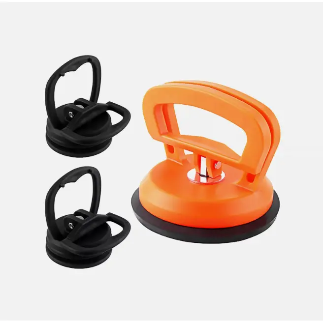 3X Dent Puller Car Body Panel Suction Cup Set Repair Removal Tool Kit - Up to 75kg 0