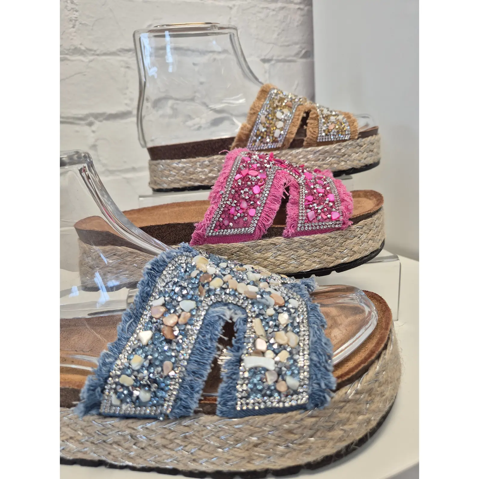 Seychelles Slip On Sandals - Blue (choose your Size)