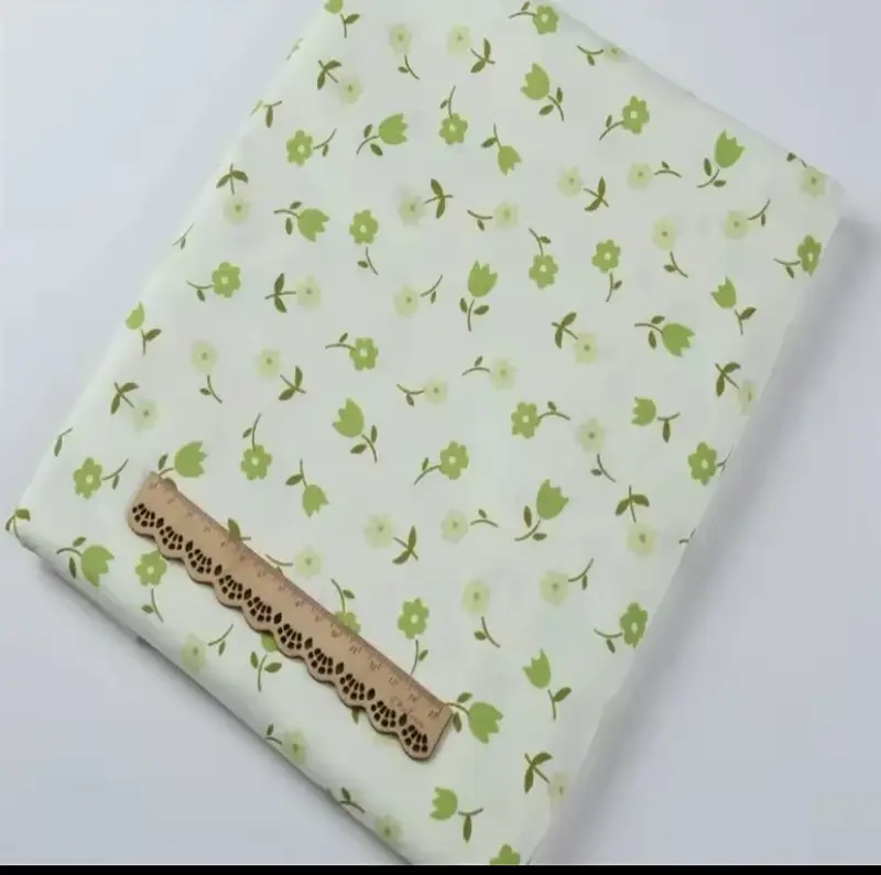 5pcs Green Rose Floral Cotton 40cm x 50cm fat quarter Bundle Sewing Fabric textile 2