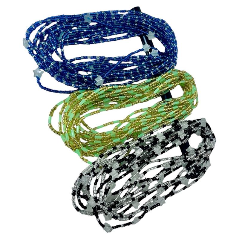 Glow in dark waist beads 8