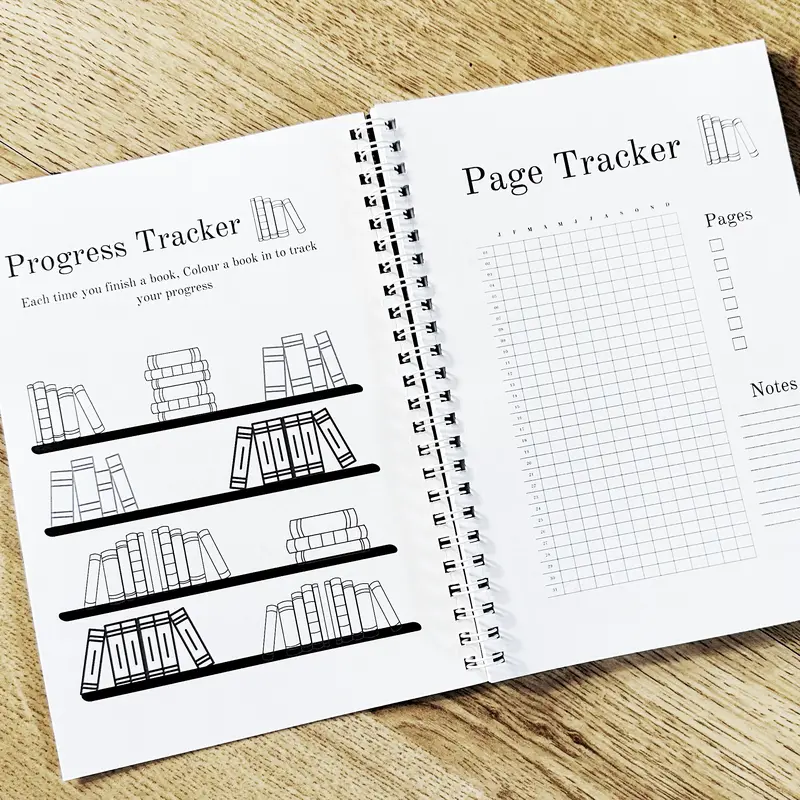 Just One More Chapter Book Tracking Journal, Reading Review Journal, Book Tracker, Book Lover Gifts 1