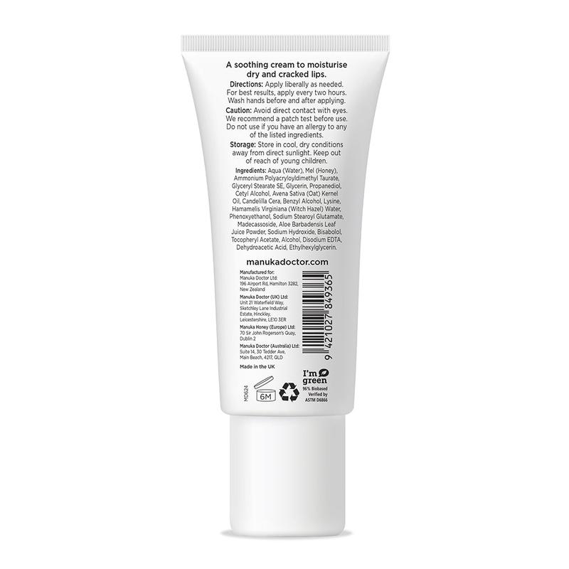 Manuka Honey & Lysine Lip Cream for Cold Sores 1