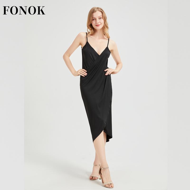 【FONOK】S--5XLFull size British women's bikini smock, swimming beach outfit, long Maxi wrapped sarong beach dress Summer,holiday,Irregular,Multi Wear,Plus Size,Solid Breathable,Halter Midi Skirt wrap dress 6