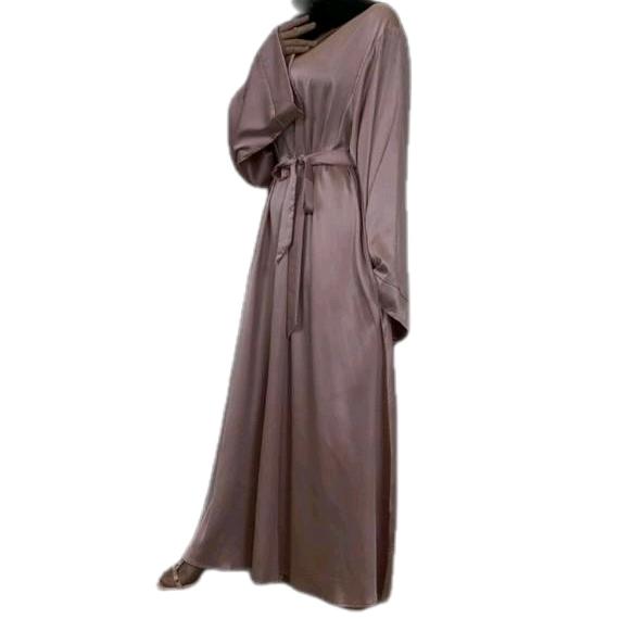Laylah لَيْلَة Silk Satin glam abayas in minimalist style 6