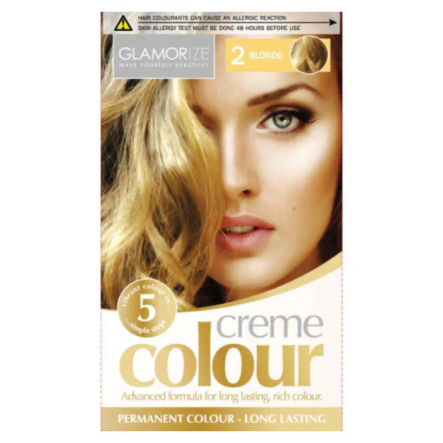 Glamorize Blonde Hair Dye Colour No. 2,