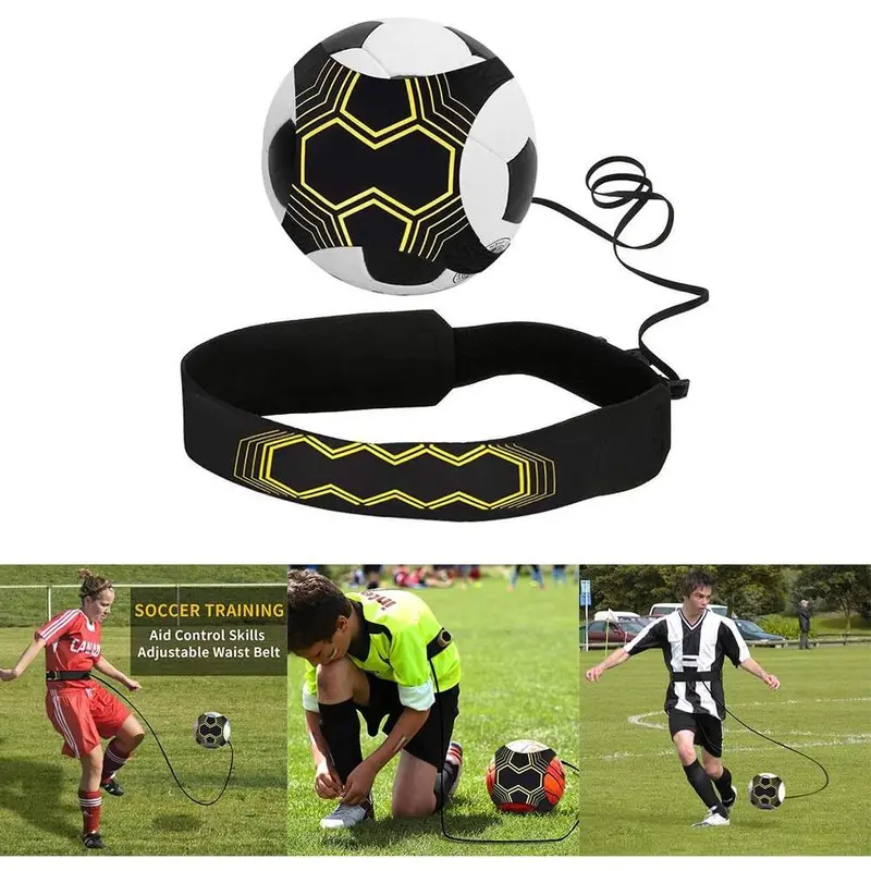 Football Kick Trainer- Football Training Equipment, Soccer Solo Skill Practice Training Aid, Training Aid Football Skills Improvement for Kids Adults 1