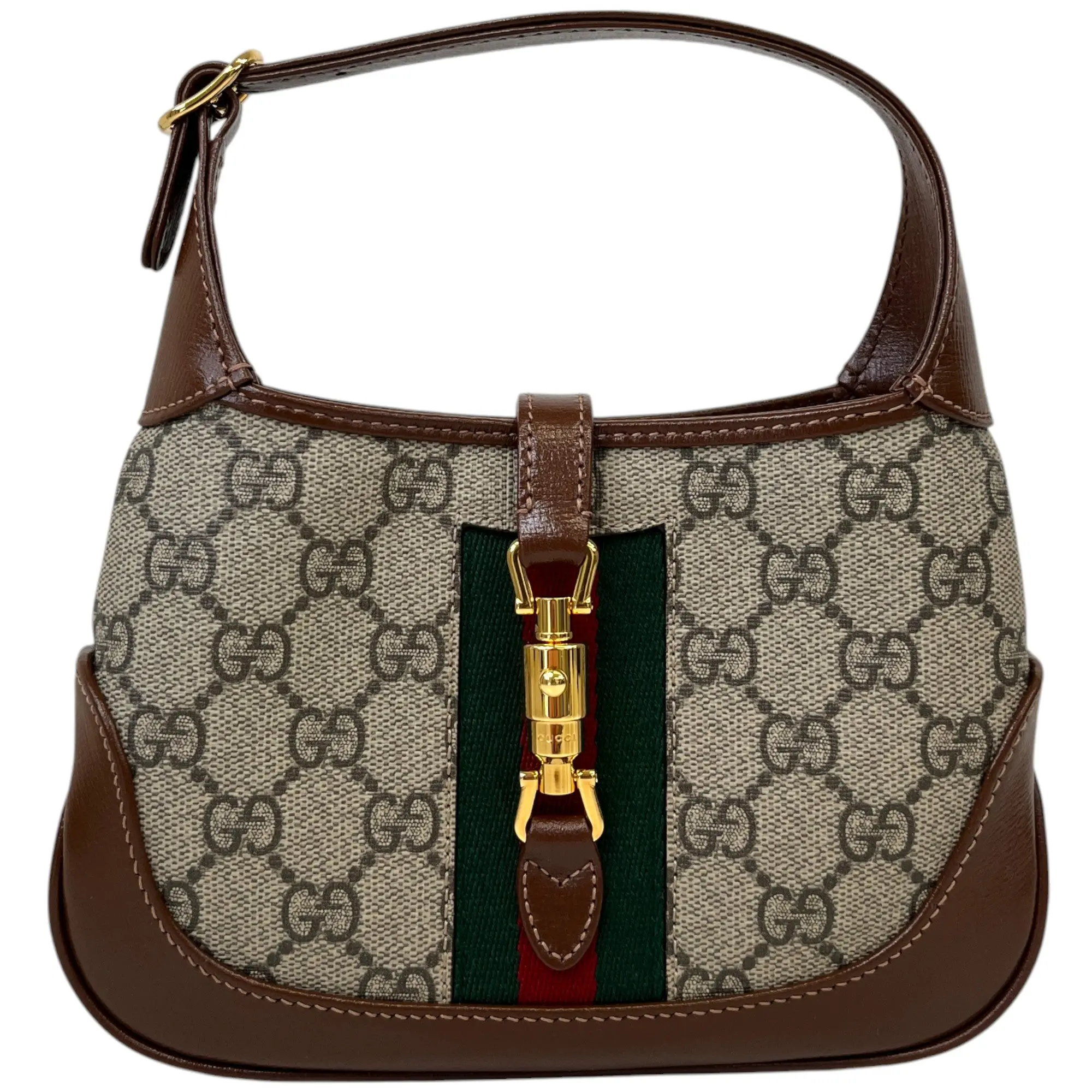 Pre-owned  Gucci Women's Jackie 1961 Mini Handbag Brown