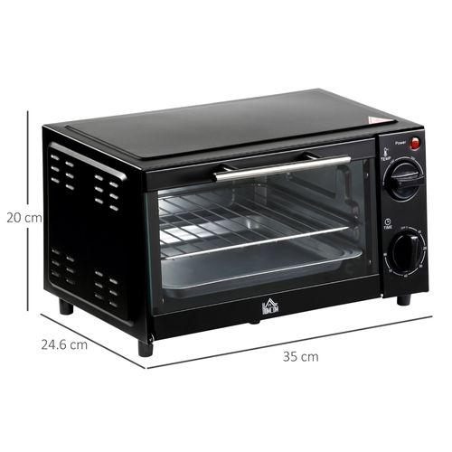 Mini Oven, 9L Countertop Electric Grill, Toaster Oven  750W 3