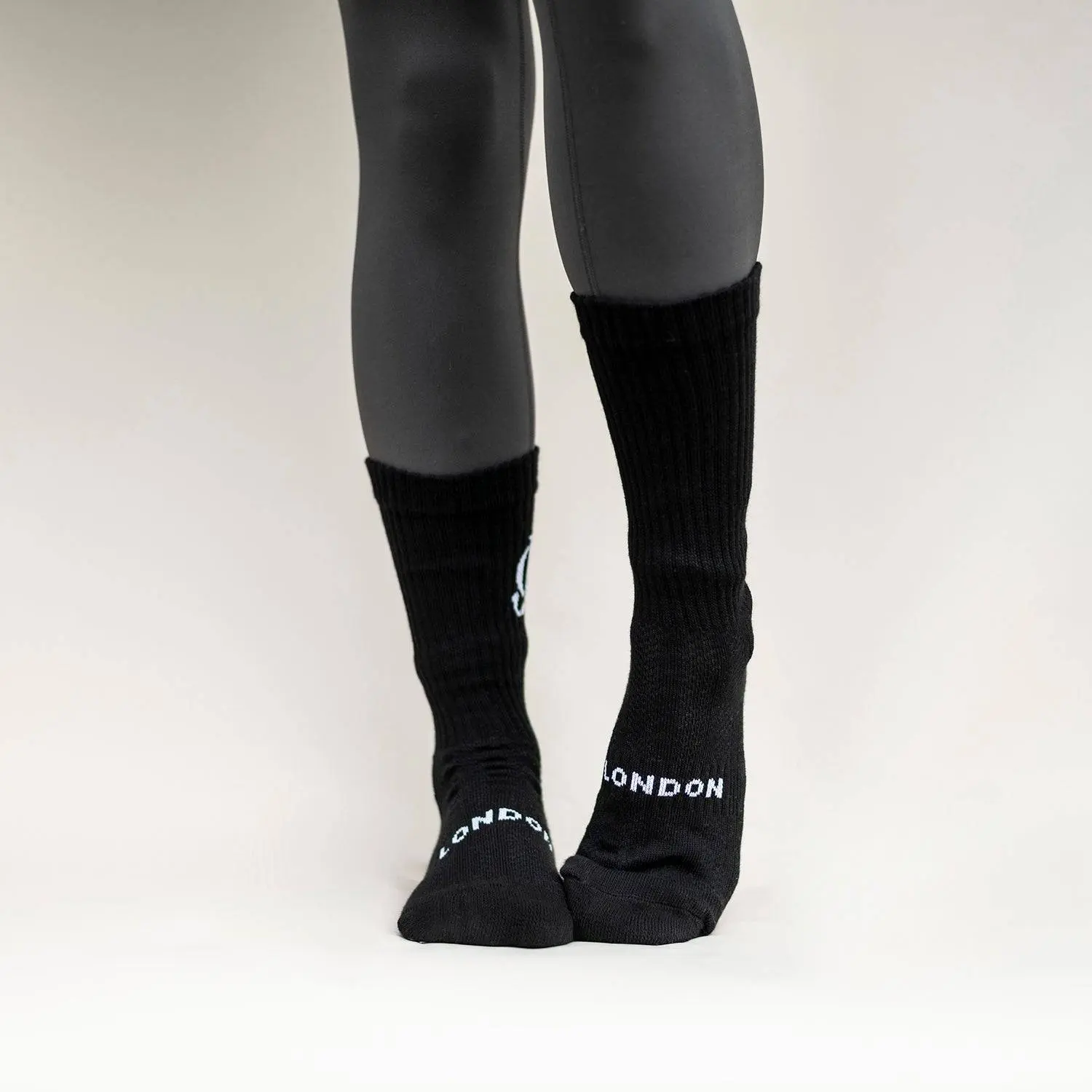 Black Crew Socks 1 Pair