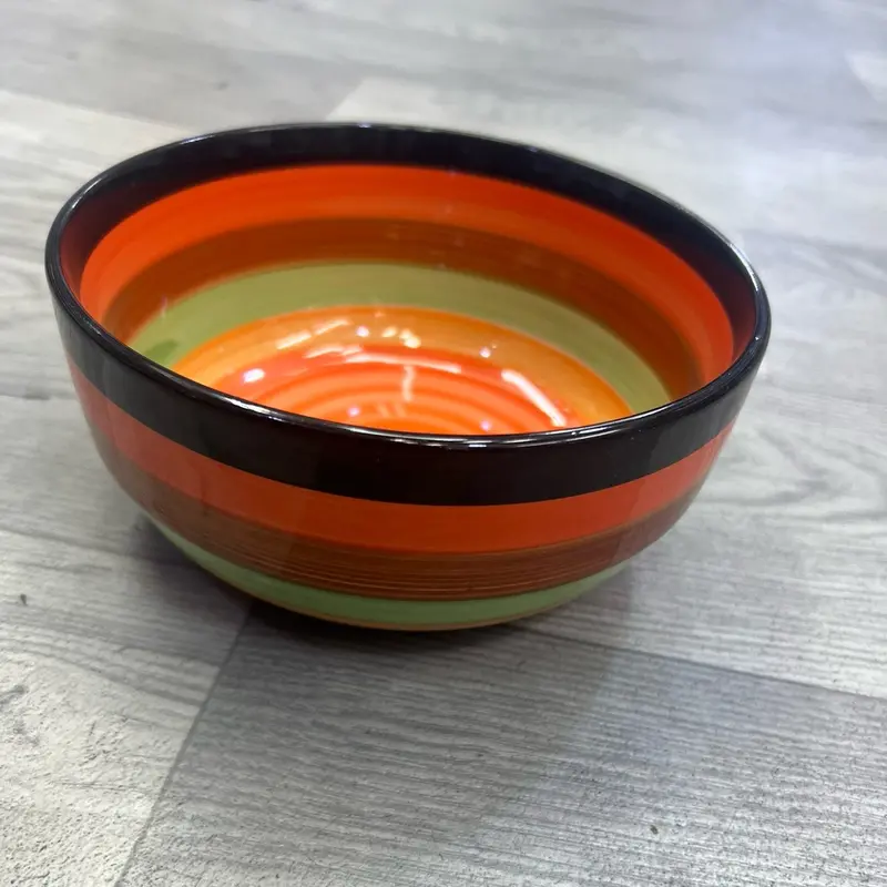 6inch coloured ceramic bowl microwave & dishwasher safe 0
