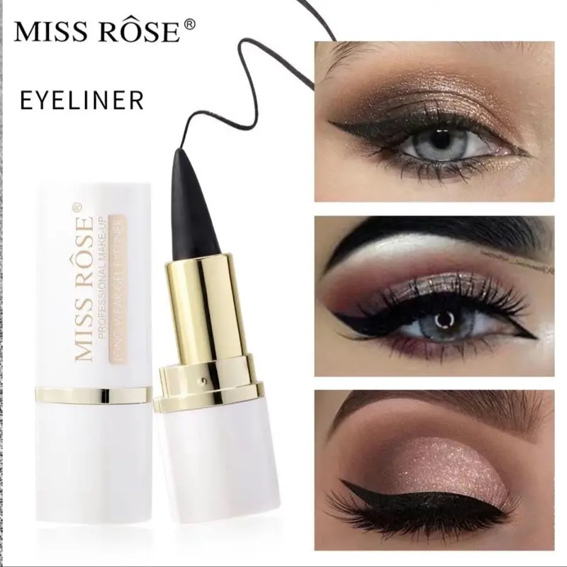Eyeliner /kajal - Quick Drying & Long Lasting Cosmetic Kajal stick Eye Liner for Women -NOT WATER PROOF  eyeliner Smooth Makeup Lipliner Black 5