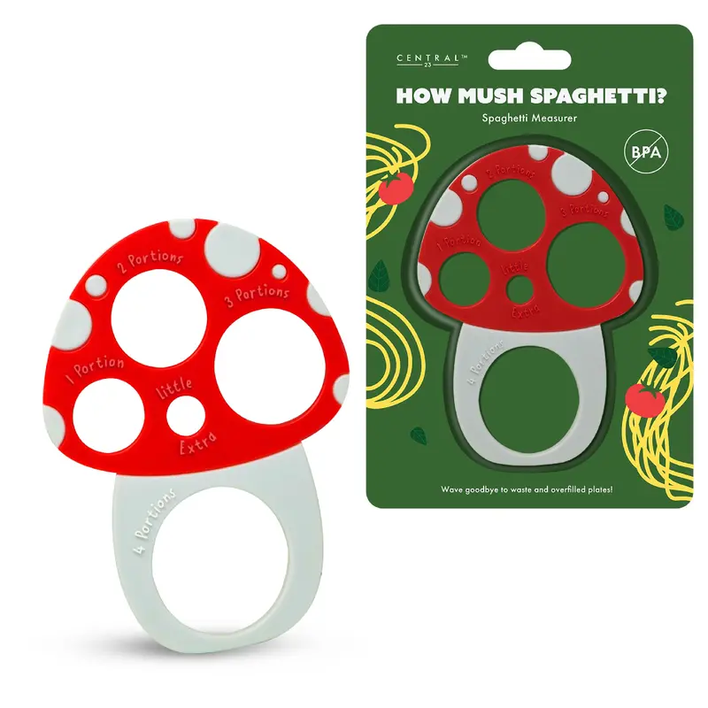 Pasta Measuring Tool - Spaghetti Measuring Tool - Portion Control - Serving Size Measurer - Quirky Mushroom Design - Fun and Unusual Kitchen Gadgets & Accessories - Home Cooking Essentials  Lightweight Utensils Shaped 6