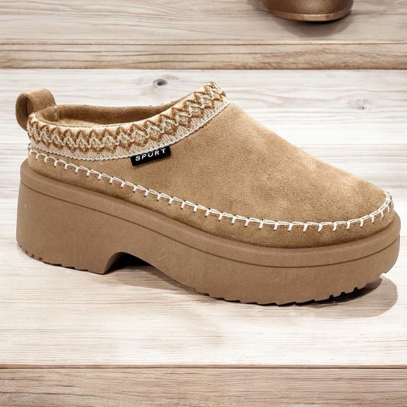 WOMENS SLIP ON WARM SLIPPERS FAUX FUR LINED LADIES in OUT DOOR SLIPPERS SHOES BOOTS Girl Footwear 3