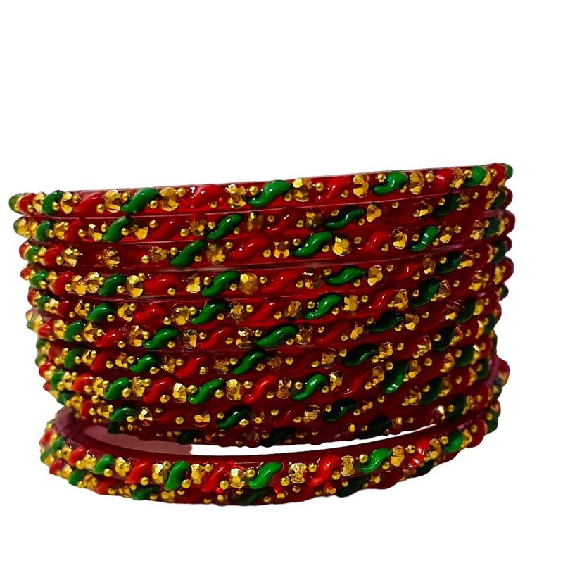 Glass Bangles (12pcs) - size 4 (small) 4