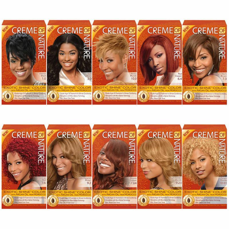 Creme Of Nature Exotic Shine Permanent Hair Dye With Argan Oil 0