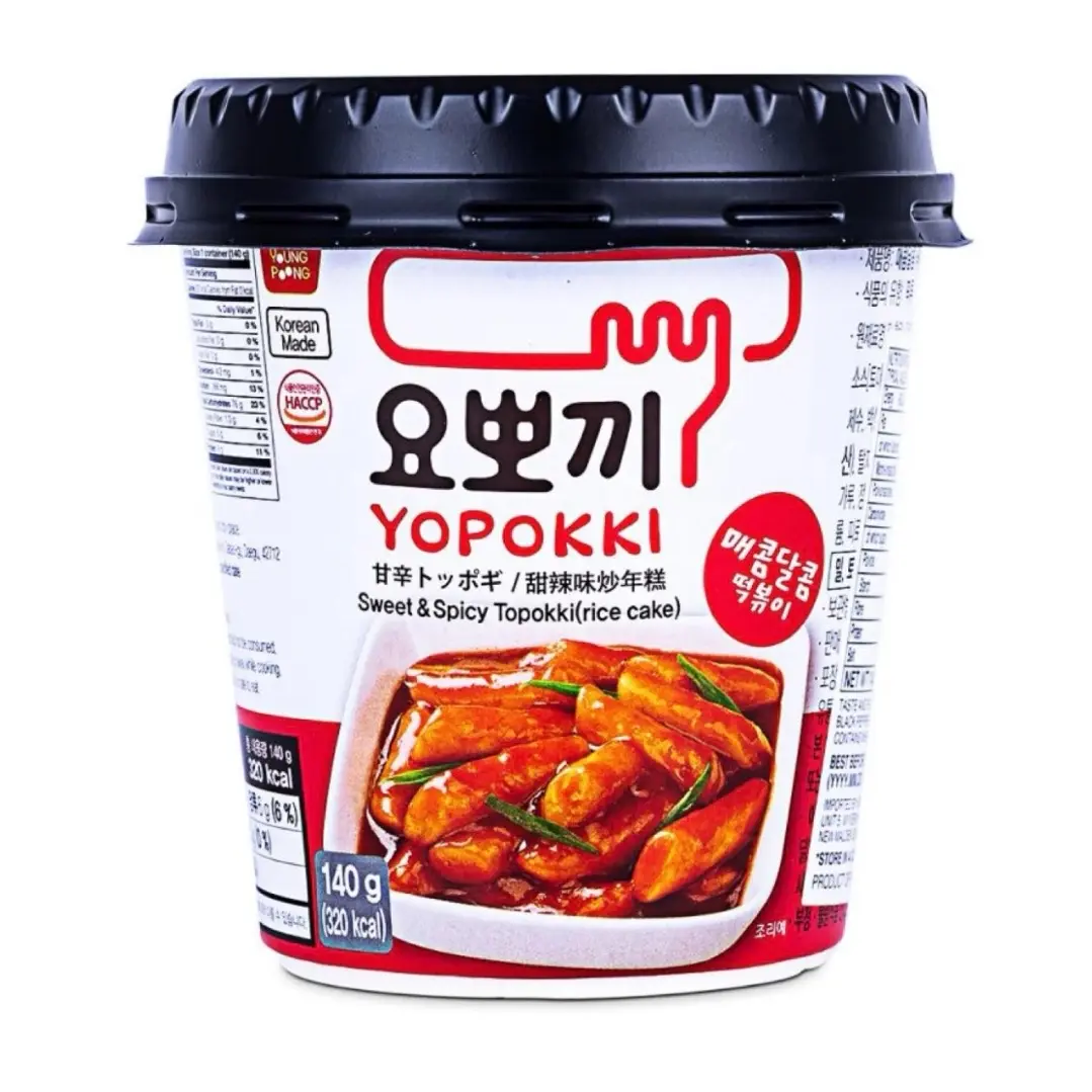Yopokki Sweet And Spicy Rice Cakes 140g