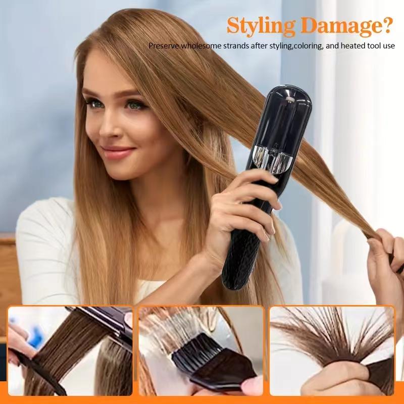 Automatic Hair Split End Trimmer Device, Cordless Hair Cutting Tool For Dry, Damaged & Brittle Split Ends Removal, Suitable For Men And Women, Hair care Salon Equipment 1