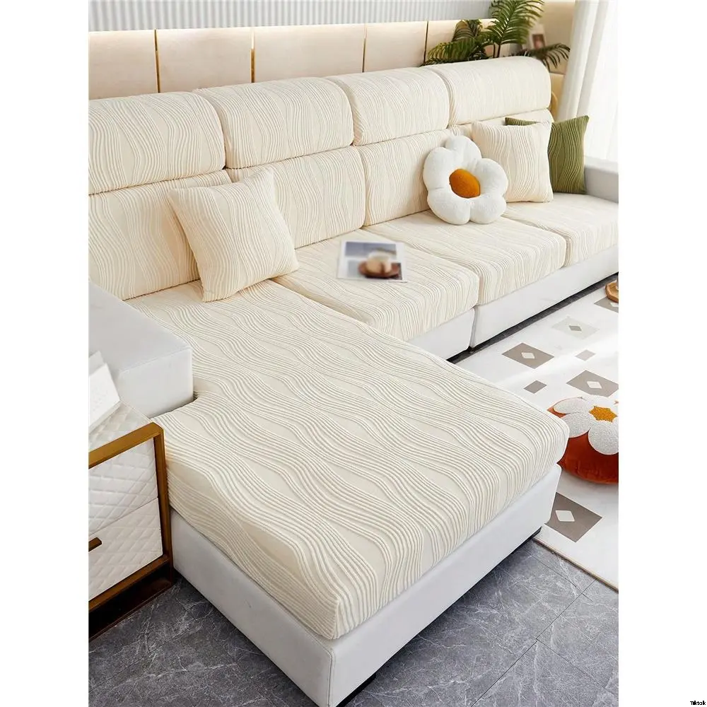 ) for sale individually (sofa seat 4/3/2/1 and sofa shaped L living room for sofa cover solid color scratch-resistant, cover for sofa stretch stain-proof pet modern minimalist, cover for sofa cushion dustproof jacquard plush universal piece 1