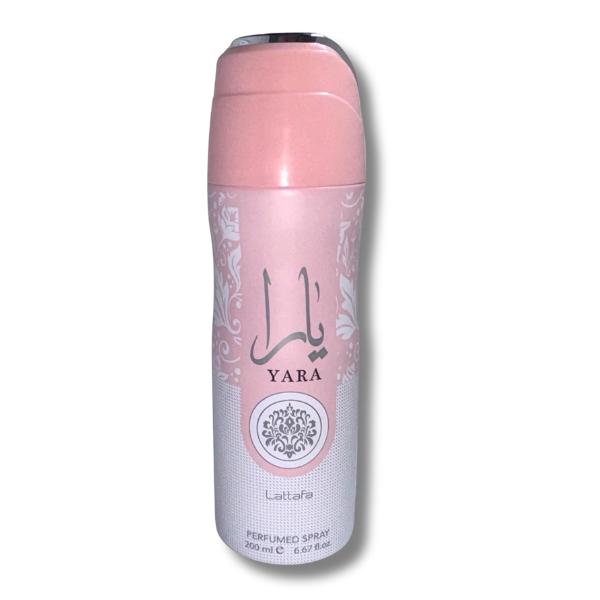 Yara by Lattafa Perfume & Deodorant Bundles - Arabian Floral Gourmand Fragrance with Vanilla & Tropical Fruits Aroma - Comfort, Body Care Scent Blend Daily Scented Gift 5
