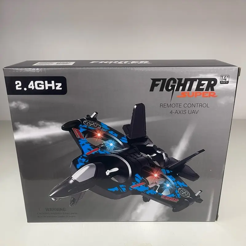 2.4GHz Gravimetric Rise Remote Control 4 Axis Fighter Jet Super fun With Barrel Roll Tricks And More 4