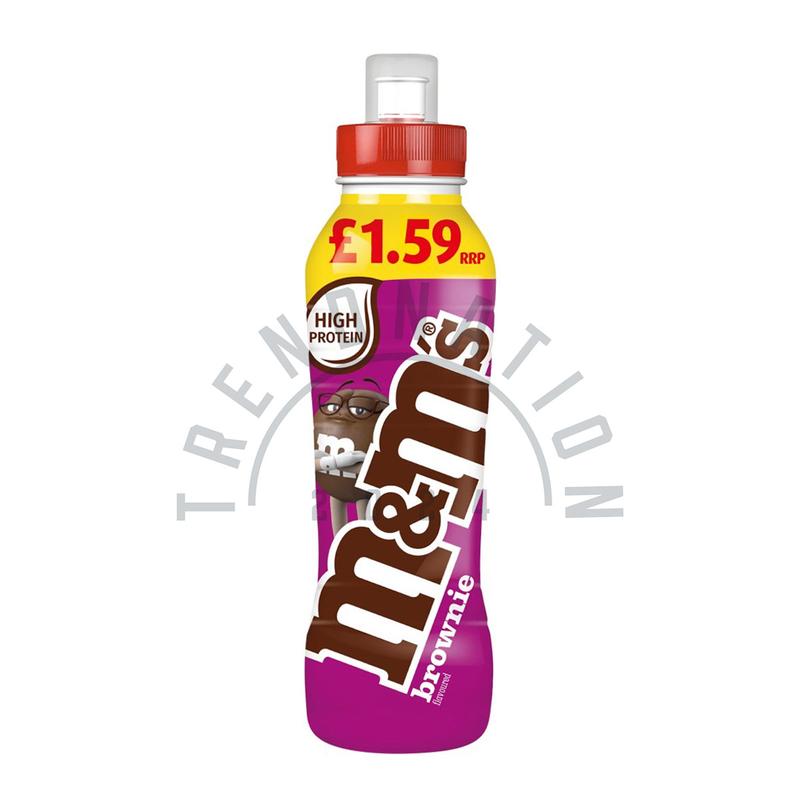 M&M's Chocolate Brownie Milkshake Drink 8 Pack | 8 x 350ml Bottles | Milk Shake Beverage 3