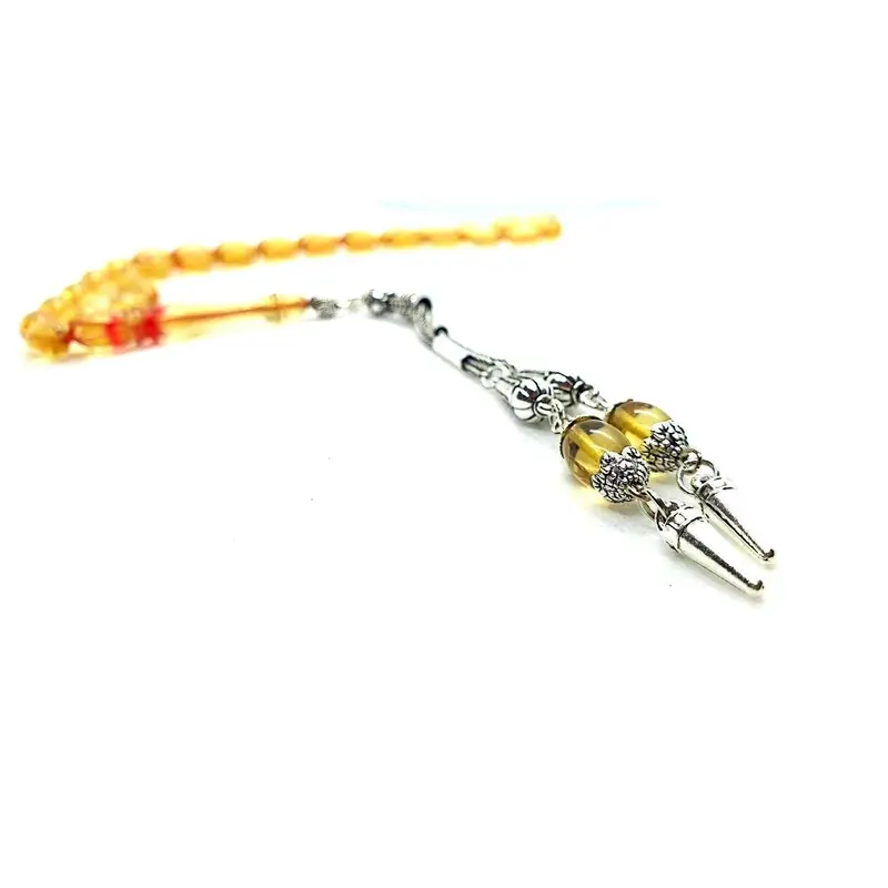 Honey & Red Combo Prayer Beads 1