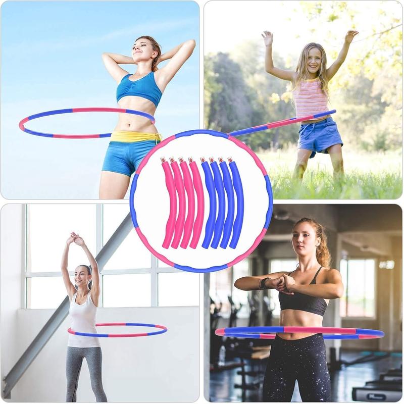 Hula Hoop Ring - Weighted Exercise Hoop for Fitness, Weight Loss, Padded Comfort, Adjustable Fun Workout Tool 3