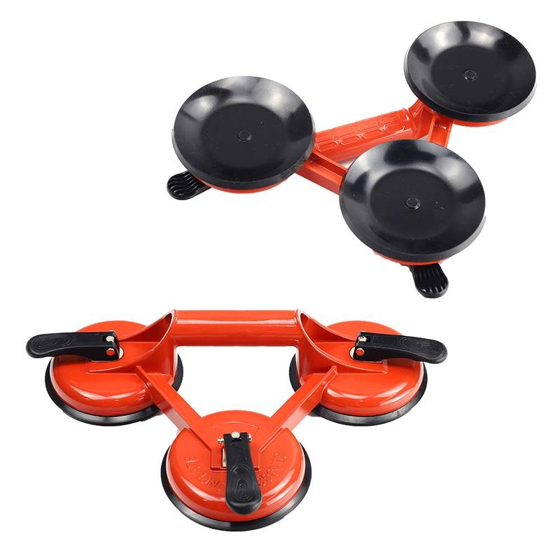 Triple Suction Cup Lifter-Heavy Duty Aluminum Handles Tile Lifting Plate-Glass Puller/Gripper/Lifter Tool 1