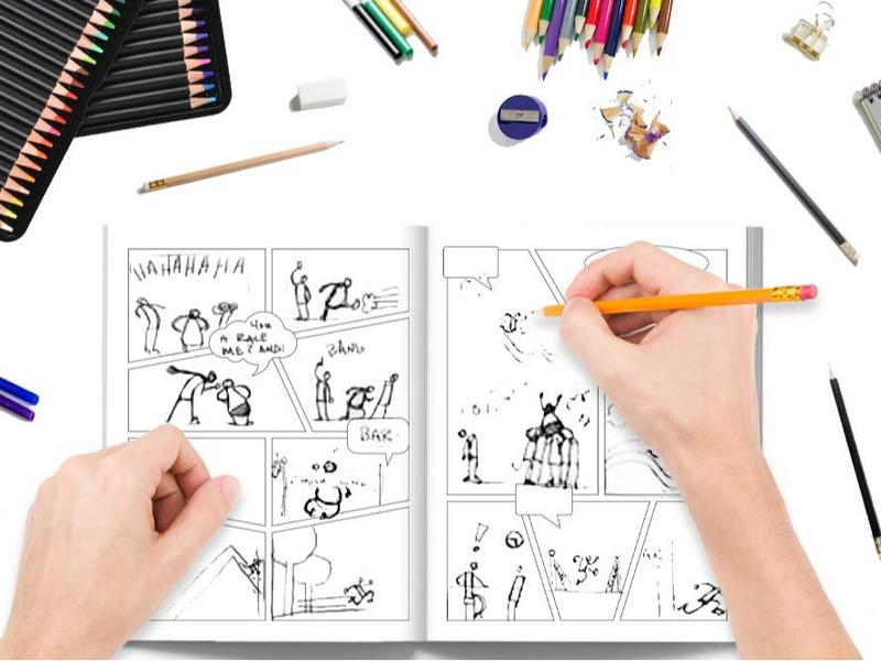 Create Your Own Comic Book Paperback - Premium Matte Finish Cover Design 4