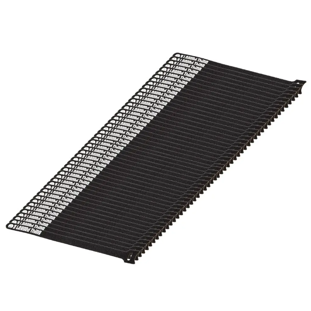 3 Legged Thing  Reuseable Cable Ties 50 Pack Black