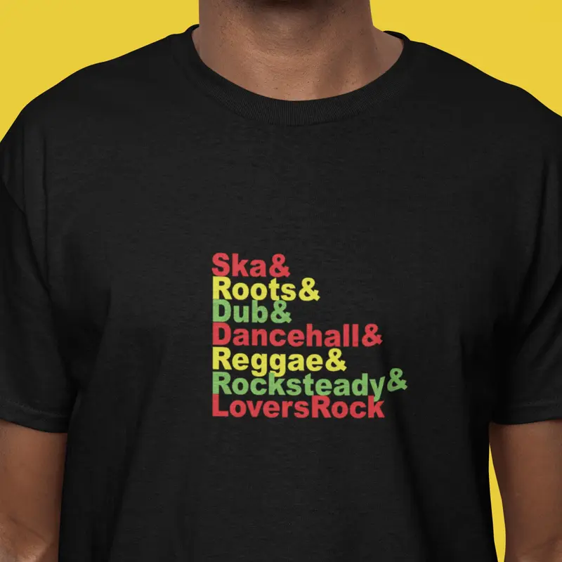 Classic Reggae Ska Dancehall Dub T-shirt Music DJ Producers Ravers Festival 2