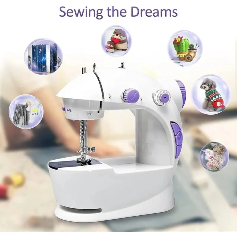 Portable Mini Electric Sewing Machine Multifunctional Desktop Tailor Home Use UK Delivery In 2-3 Days 5
