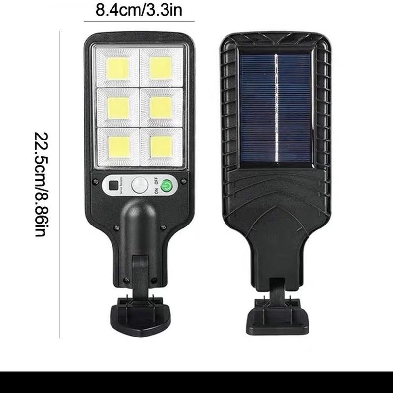 Solar Powered Outdoor Garden Led Courtyard Wall Mounted Lamp with Human Body Induction for Garden Terrace Garage 3