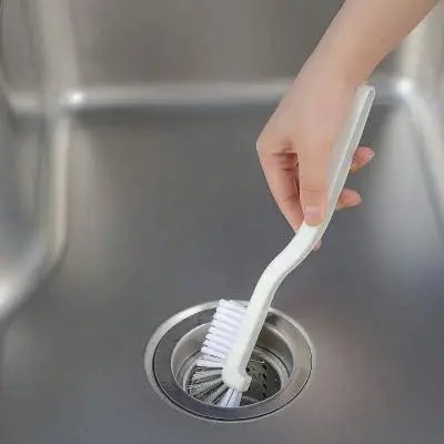 Cleaning Brushes Kitchen Scrub Brush（2 pack）Bathroom Brushes Bottle Cleaning Brush with The 90°AngleBrush Design Cleanin Product for Home 4