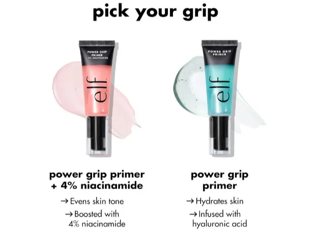 Power Grip Primer, Gel-Based & Hydrating Face Primer For Smoothing Skin & Gripping Makeup, Moisturizes & Primes, 0.811 Fl Oz, Clear 2