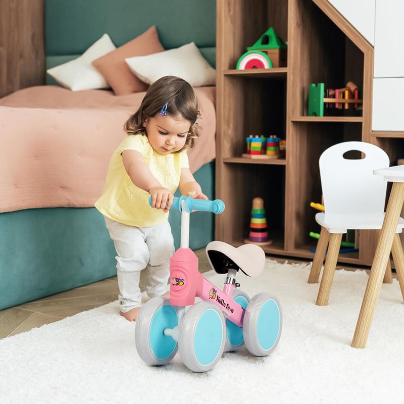 Baby Balance Bike,Indoor Outdoor Toys Baby Ride On Bike No Pedals for 1-3 Year Old Boys Girls Kids Toddlers First Bike, Best Easter Gifts for Kids 7