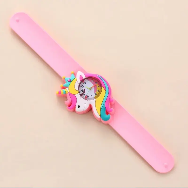 Baby Watch 3D Cartoon unicorn cartoon wrist watch for kids Cartoon Character 1