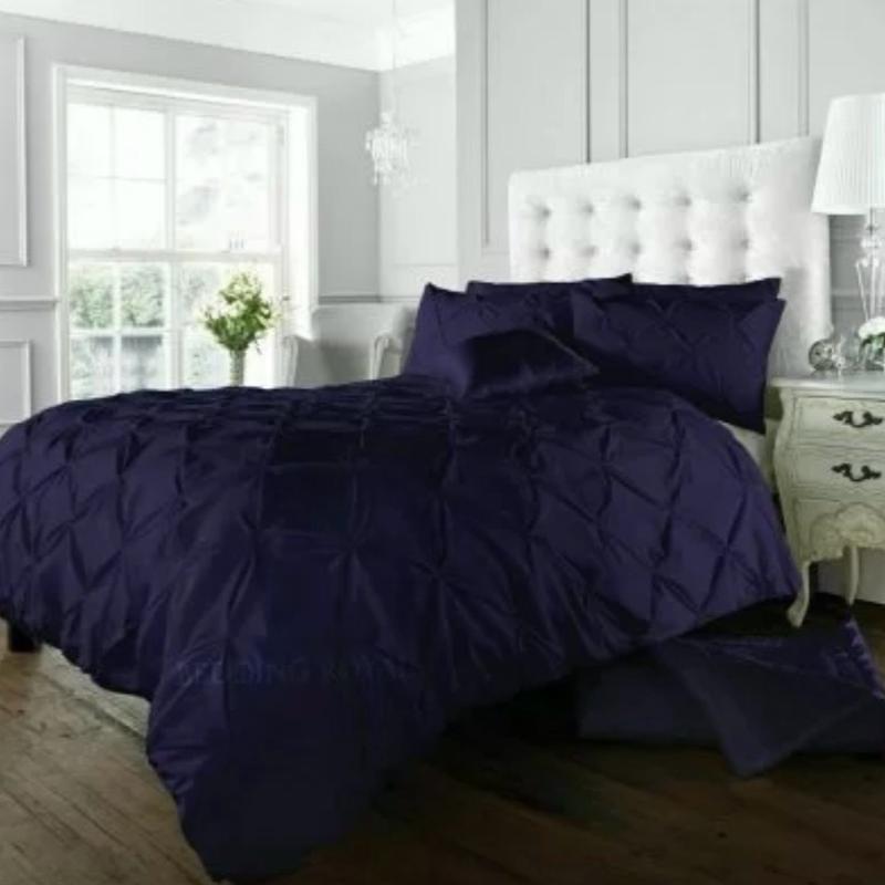 Alexander duvet covers for bedding Alexander PinTuck Quilt Duvet Cover with Matching Pillow Case Reversible Comfortable Bedding Set Home Decor 6