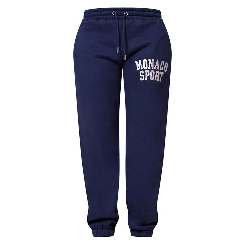 Navy Monaco Sports Embroidered Cuffed Joggers 4