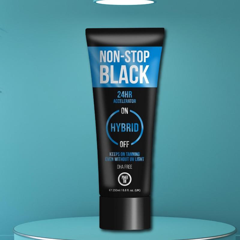 Power Tan Non-Stop Black Hybrid Sunbed Tanning Accelerator 9