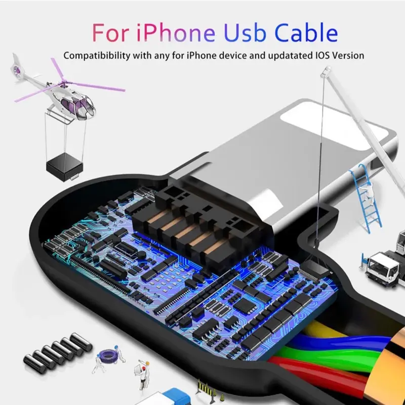 Mcdodo L Shape 90 degree charging cable for IPHONE  Usb Charger Plastic Mobile Smartphone Device 5
