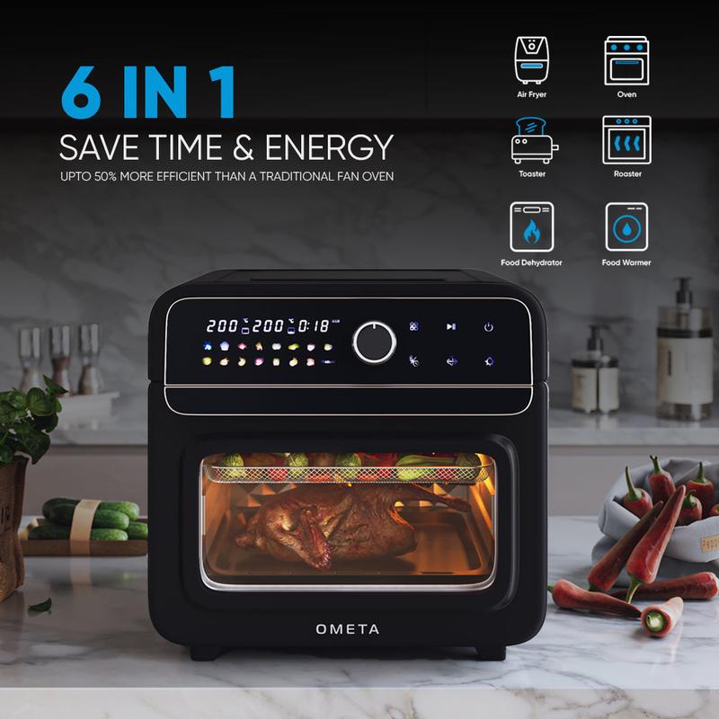 Ometa 28L Air Fryer Oven Countertop Kitchen Appliance, Black 5