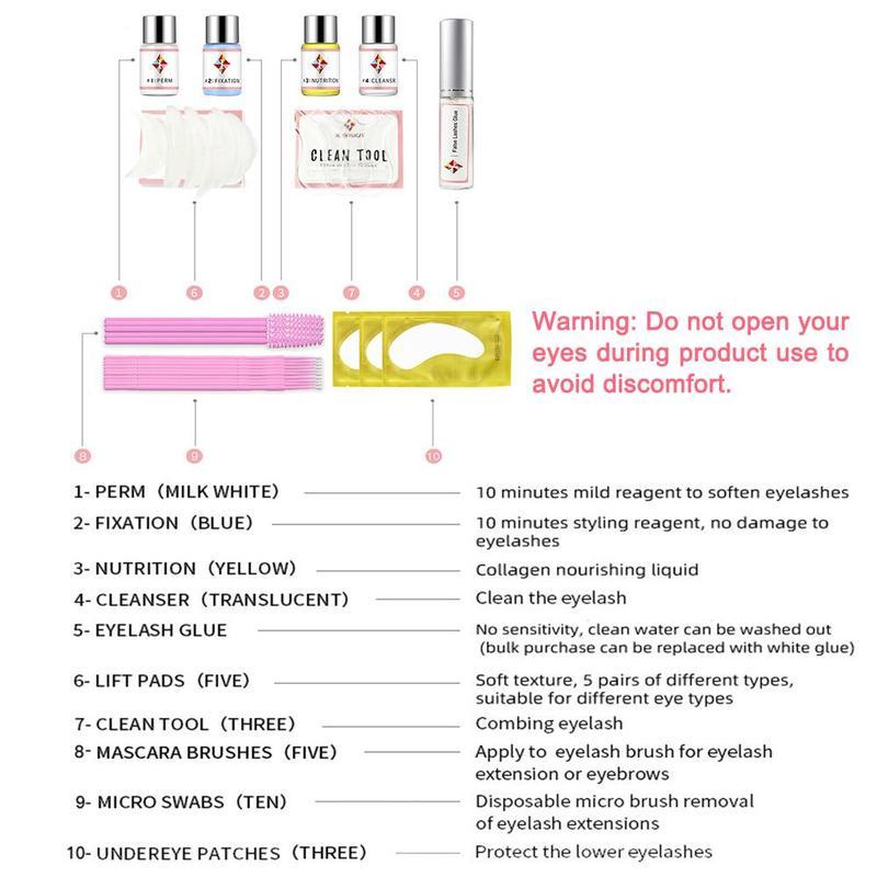 [UK SELLER]Lash Lift Kit,Eyelash Perm Kit,Lash Extensions Lash Curling Lash Lifting Kit Silicone Eyelash Extension Makeup Cosmetic 4