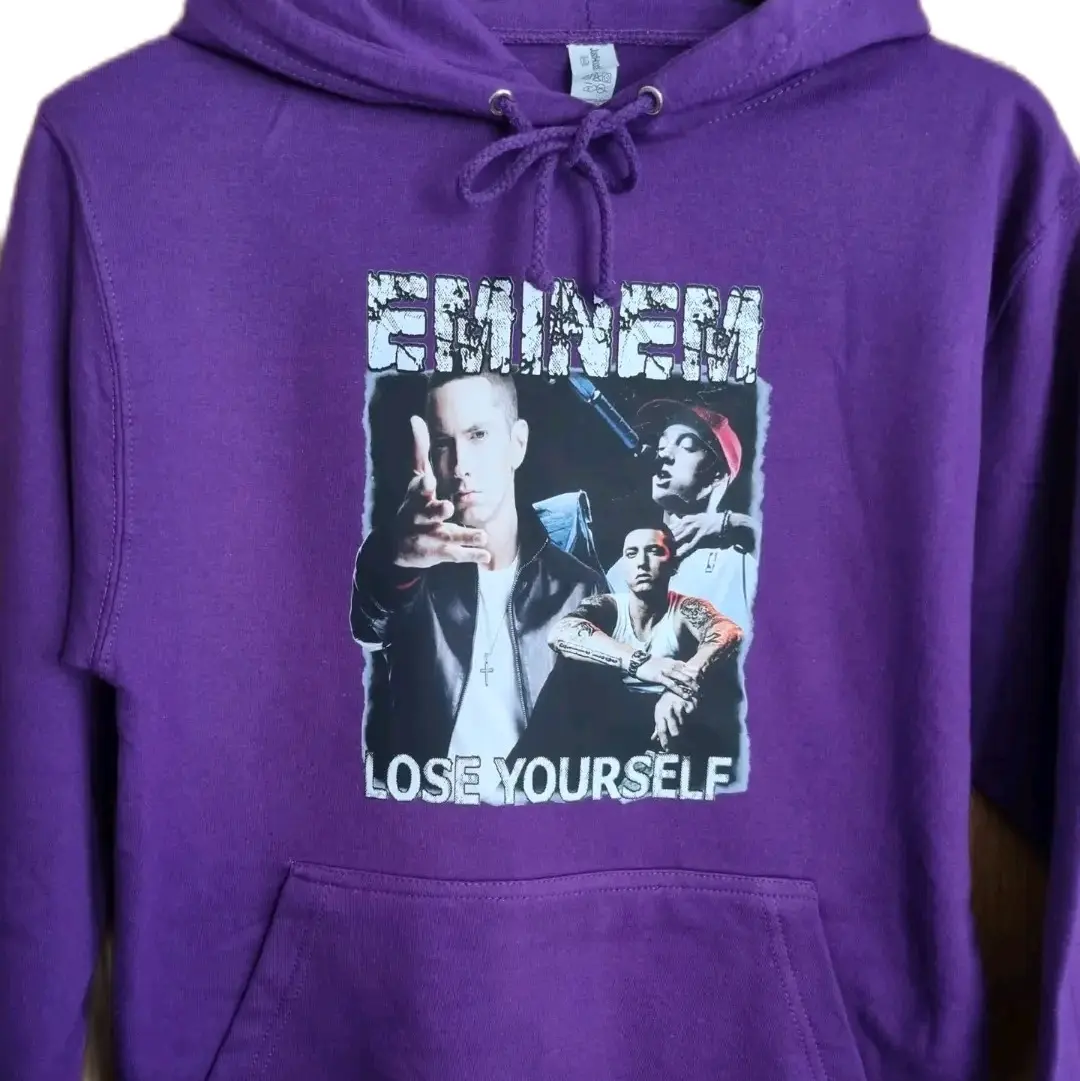 Eminem/lose yourself print hoodie/sweater/ T-shirt custom designed men and womenswear Casual Cotton Long Sleeve Pullover Tops