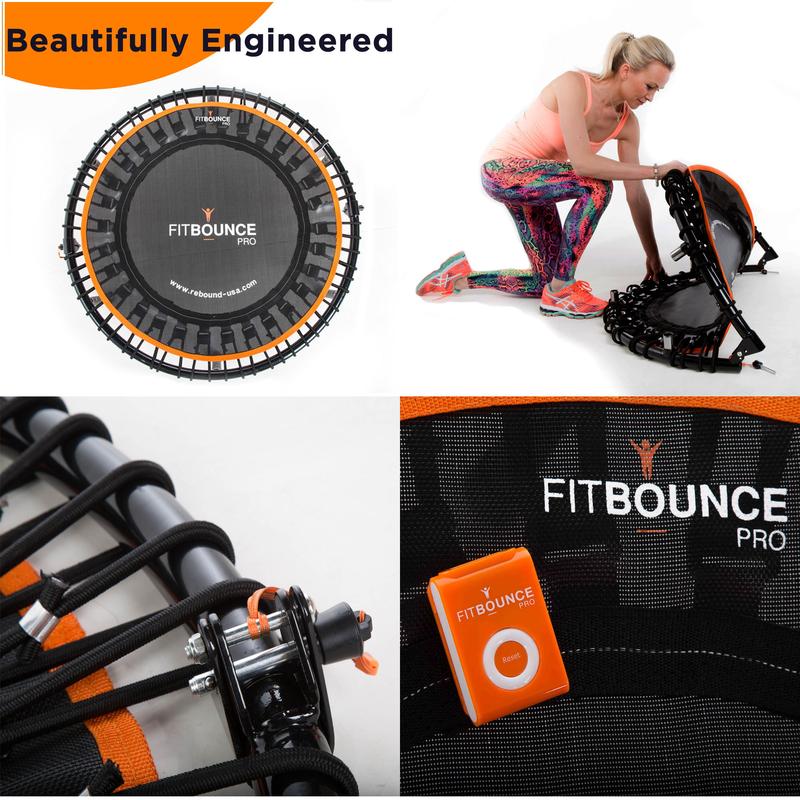 Fit Bounce Pro II Bungee Sprung Rebounder Trampoline 4