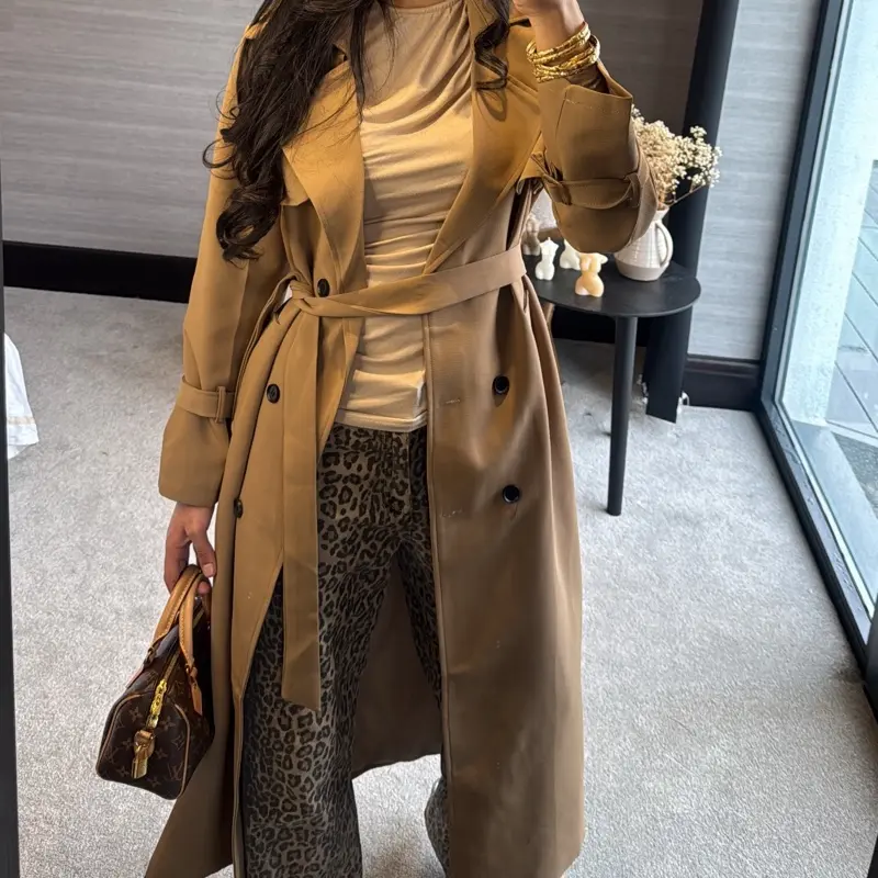 SORAYA - premium long trench