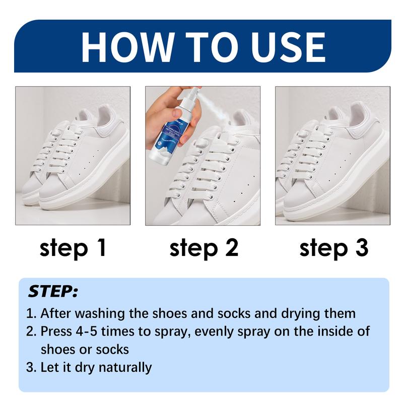Product Introduction of South Moon Shoes and Socks Deodorant Spray Shoes and Socks Clean Sweaty Feet Deodorize Dry Shoe Cabinet Freshener 6