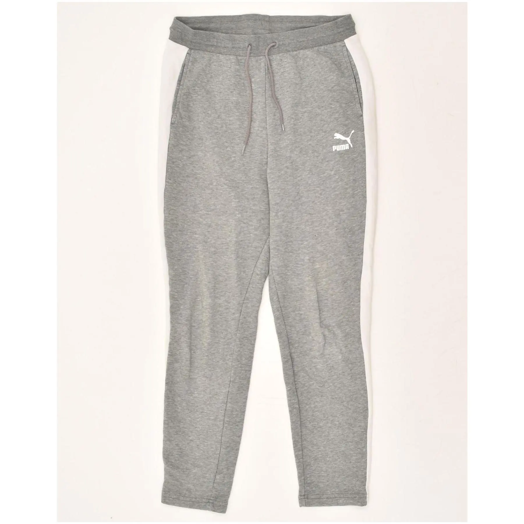 Pre-Owned Vintage PUMA Womens Tracksuit Trousers UK 10 Small Grey