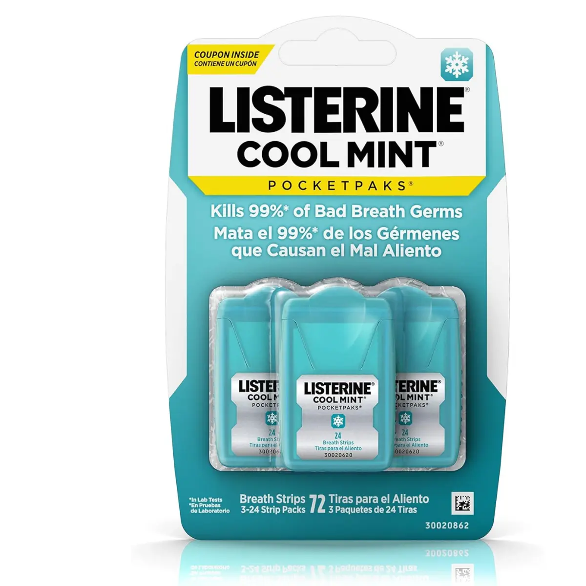 Pocketpaks, Oral Care Strips, Cool Mint - 72 Strips