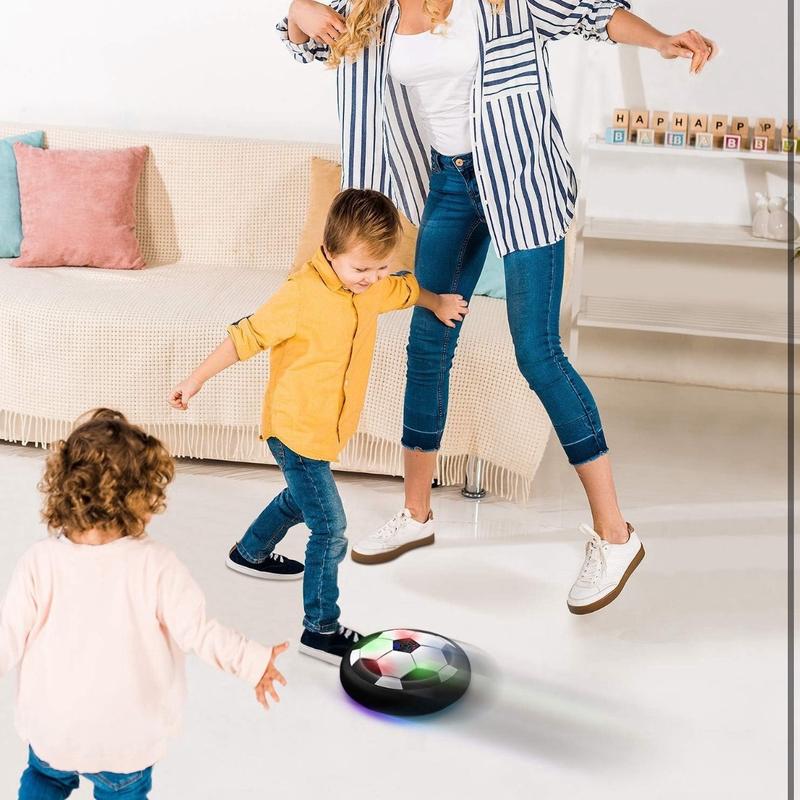 LED Hover Soccer Ball - Air Power Training Ball Playing Football Indoor Outdoor Game for Kids - Birthday Gifts for Boys Age 3-12 6